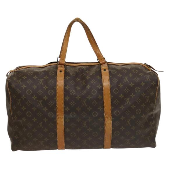 LOUIS VUITTON Monogram Sac Spool 55 Boston Bag M41622 - Picture 3 of 13